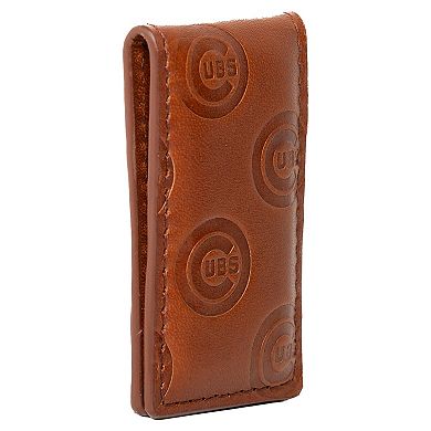 Lusso Brown Chicago Cubs Sammy Magnetic Money Clip