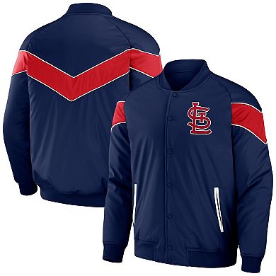 Men's Darius Rucker Collection by Fanatics Navy St. Louis Cardinals Baseball Raglan Full-Snap Jacket
