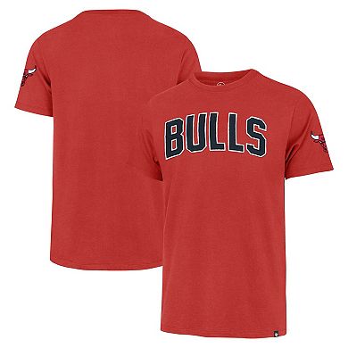 Men's '47 Red Chicago Bulls Franklin Fieldhouse T-Shirt
