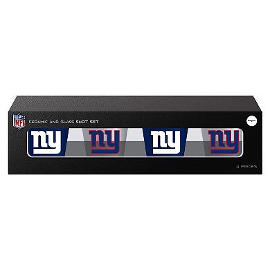 New York Giants Four-Pack Shot Glass Set