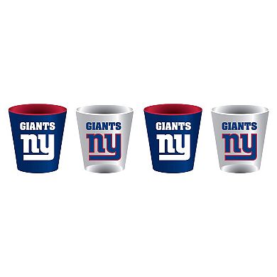 New York Giants Four-Pack Shot Glass Set