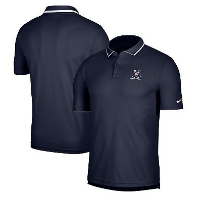 Men's Nike Navy Virginia Cavaliers Red, White & Hoo Sabre Collection Performance Polo