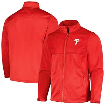 Men's Dunbrooke Heather Red Philadelphia Phillies Explorer Full-Zip Jacket