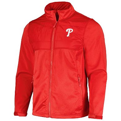 Men's Dunbrooke Heather Red Philadelphia Phillies Explorer Full-Zip Jacket