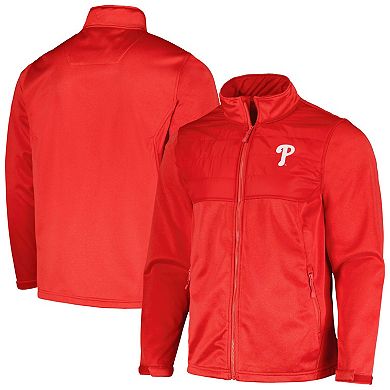 Men's Dunbrooke  Heather Red Philadelphia Phillies Explorer Full-Zip Jacket