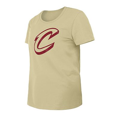 Women's New Era Tan Cleveland Cavaliers 2023/24 City Edition T-Shirt