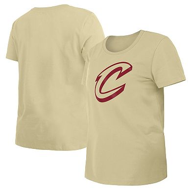 Women's New Era Tan Cleveland Cavaliers 2023/24 City Edition T-Shirt