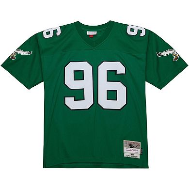 Men's Mitchell & Ness Clyde Simmons Kelly Green Philadelphia Eagles Legacy Replica Jersey