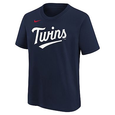 Youth Nike Ryan Jeffers Navy Minnesota Twins Name & Number T-Shirt