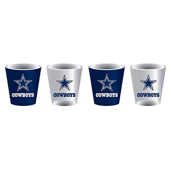 Dallas Cowboys Four-Pack Shot Glass Set