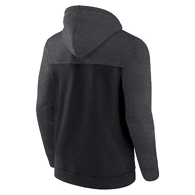 Men's Fanatics Branded Black Colorado Rockies Offensive Line Up Lightweight Full-Zip Hoodie
