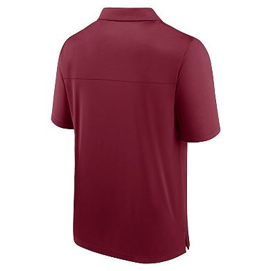 Men's Fanatics Branded Burgundy Colorado Avalanche Left Side Block Polo
