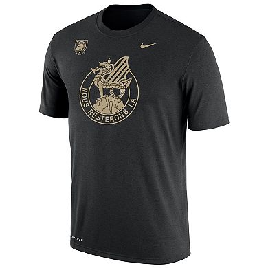 Men's Nike Black Army Black Knights 2023 Rivalry Collection Crest ...