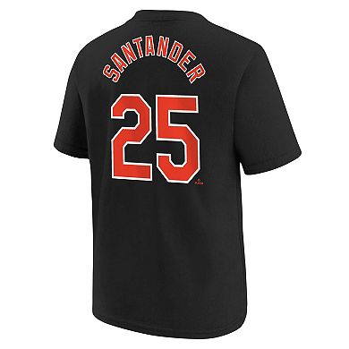 Youth Nike Anthony Santander Black Baltimore Orioles Player Name & Number T-Shirt