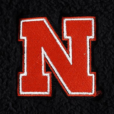 Women's Black Nebraska Huskers Everest Half-Zip Sweatshirt