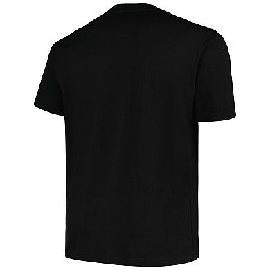 Men's Profile Black Purdue Boilermakers Big & Tall Pop T-Shirt