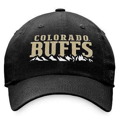Men's Top of the World Black Colorado Buffaloes Adjustable Hat