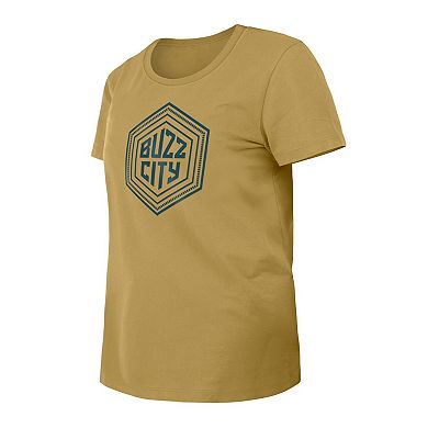 Women's New Era Tan Charlotte Hornets 2023/24 City Edition T-Shirt