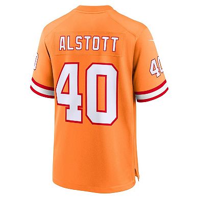 Youth Nike Mike Alstott Orange Tampa Bay Buccaneers Retired Player Game Jersey
