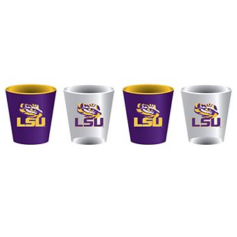 LSU Tigers Four-Pack Shot Glass Set
