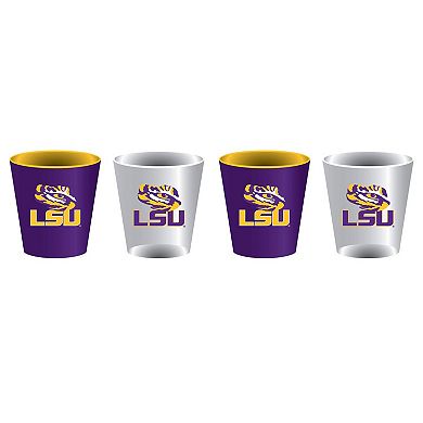 LSU Tigers Four-Pack Shot Glass Set