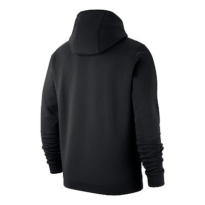 Men s Nike Black Army Black Knights 2023 Rivalry Collection Wordmark Club Fleece Pullover Hoodie