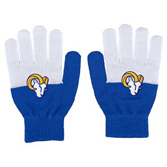 Women's WEAR by Erin Andrews Los Angeles Rams Color-Block Gloves
