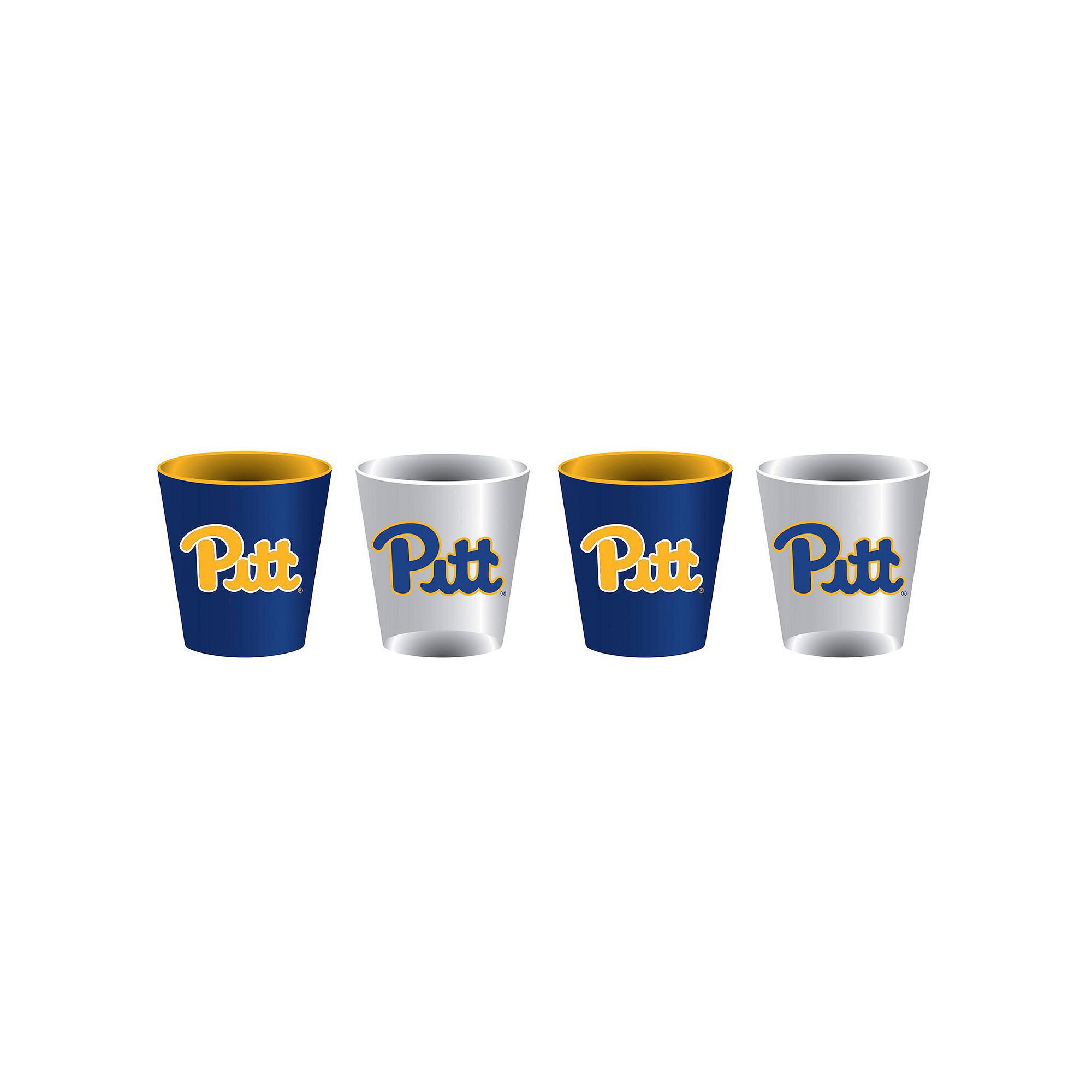 Pitt Panthers Four-Pack Shot Glass Set, Team
