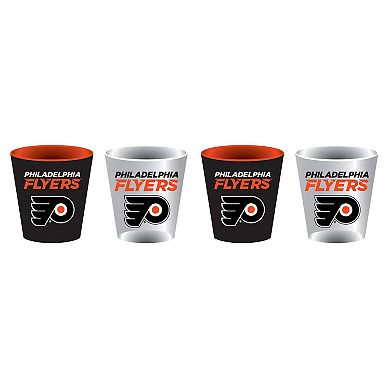 Philadelphia Flyers Four-Pack Shot Glass Set