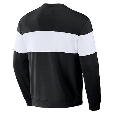 Men's Darius Rucker Collection by Fanatics Black San Francisco Giants Stripe Pullover Sweatshirt