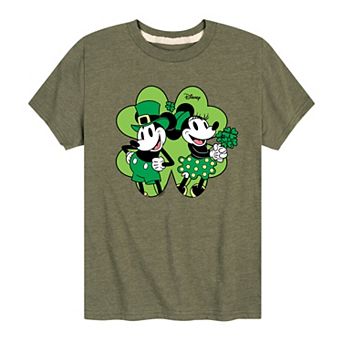 Disney's Mickey & Minnie Mouse Boys 8-20 Shamrock Graphic Tee
