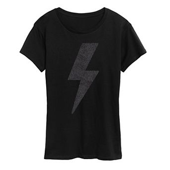 Women's Lightning Bolt Sparkle Graphic Tee