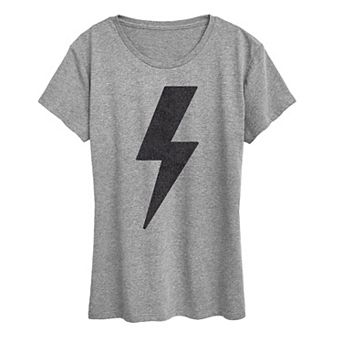 Women's Lightning Bolt Sparkle Graphic Tee