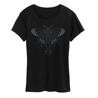 Women's Celestial Luna Moth Graphic Tee