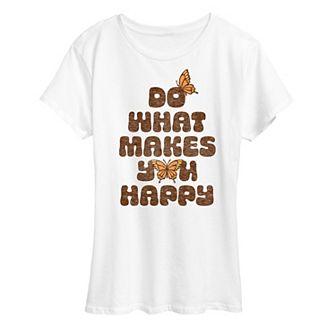 Women's Do What Makes You Happy Graphic Tee
