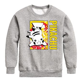 Boys 8-20 Pokemon Tie Dye Pikachu Fleece Sweatshirt