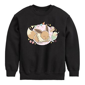 Boys 8-20 Pokemon Cafe Eevee Fleece Sweatshirt
