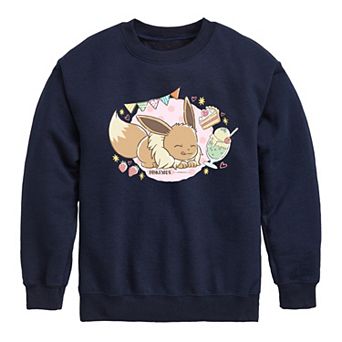 Boys 8-20 Pokemon Cafe Eevee Fleece Sweatshirt