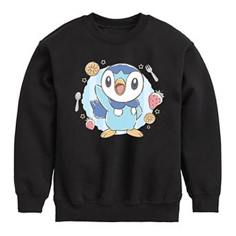 Boys 8-20 Pokemon Cafe Piplup Fleece Sweatshirt