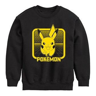 Boys 8-20 Pokemon Retro Pikachu Fleece Sweatshirt