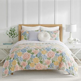 Draper James Cyrie Floral Reversible Quilt Set with Shams