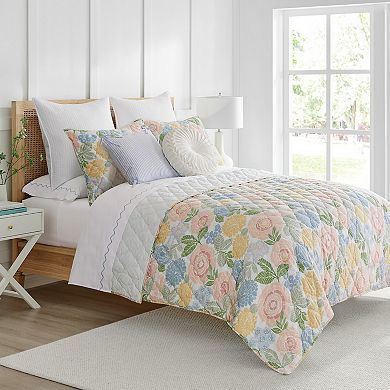 Draper James Cyrie Floral Reversible Quilt Set with Shams