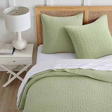 Draper James Mary Grace Celadon Quilt or Sham