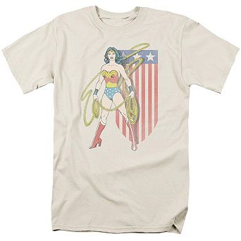 Dc Comics USA Banner Short Sleeve Adult T-shirt