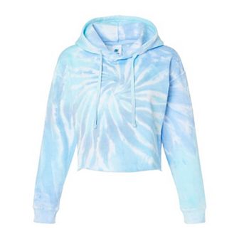 Colortone Women´s Tie-dyed Crop Hooded Sweatshirt