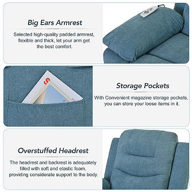 Merax Massage Recliner，power Lift Chair For Elderly With Adjustable Massage And Heating Function