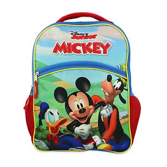 Mickey Mouse And Friends Boys Girls 16 Inch School Backpack (one Size, Blue)