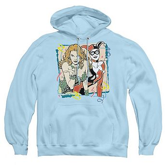 Dc Comics Totally Harley Quinn & Ivy Adult Pull Over Hoodie