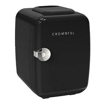 Crownful 4 Liter/6 Can Mini Fridge