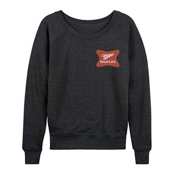 Women's Miller High Life Softcross Logo French Terry Long Sleeve Tee